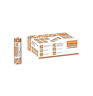 Элемент питания R6 AA Zinc Carbon 1,5V SH-4 Народный