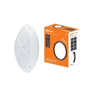 Светильник НБУ 05-60-003 "Альтан 2" белый с решеткой IP64 TDM