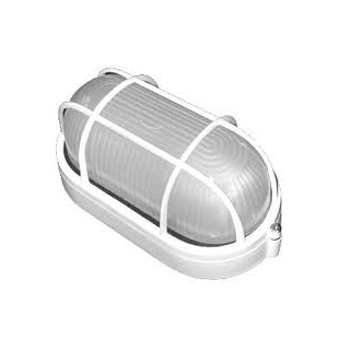 Светильник НПБ1202 белый/овал с реш. 100Вт IP54 TD