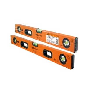 Уровень (ватерпас) 100 см, 3 глазка, алюминиевый, усиленный, с магнитом, серия "Алмаз" TDM