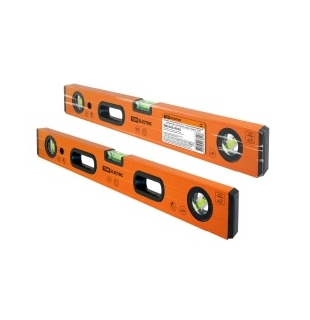 Уровень (ватерпас) 80 см, 3 глазка, алюминиевый, усиленный, с магнитом, серия "Алмаз" TDM