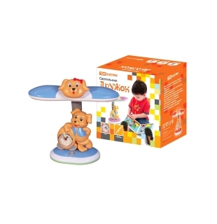 Светильник Дружок настол/часы 220В, 11Вт, G23, гол