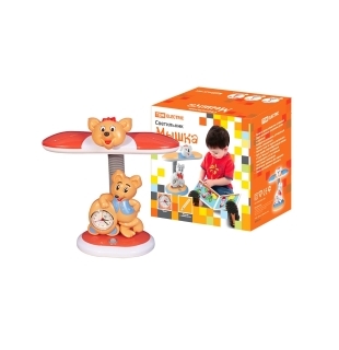 Светильник Мышка настол/часы 220В, 11Вт, G23, оран