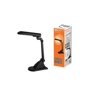 Светильник настольный 220В, 11Вт, G23, черный TDM