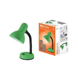 Светильник настольный на основании 60Вт, E27 зеленый TDM