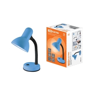 Светильник настольный на основании 60Вт, E27 синий TDM