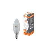 Лампа накаливания "Витая свеча" матовая 40 Вт-230 В-Е14 TDM 