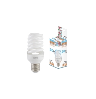 Лампа люминесцентная НЛ-FSТ2-20 Вт-6500 К–Е27