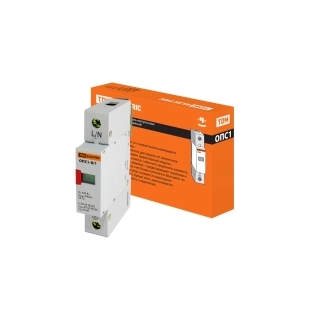 Разрядник ОПС1-C 1Р In=20kA Un=400B Im=40kA TDM
