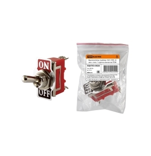 Выключатель-тумблер 1021 (ТВ1-2) вкл.- откл. 1 группа контактов TDM