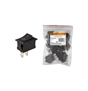 Клавишный переключатель YL-211-05 черный 1з TDM