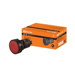 Кнопка SB7-EA41 d22мм 1р красная TDM