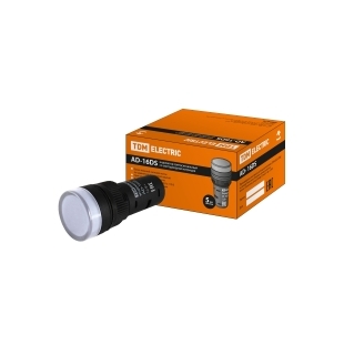 Лампа AD-16DS(LED)матрица d16мм белый 230В АС TDM