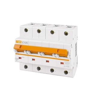 Авт. выкл. ВА47-125 4Р  63А 15кА х-ка D TDM