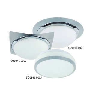 Светильник потолочный Круг хром  2х60Вт E27 IP 44