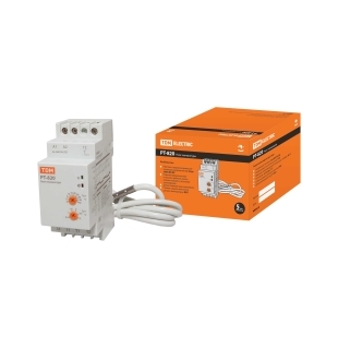 Реле температуры РТ-820 (-5+40С, 24-240В АС/DC, с датч. IP67) TDM