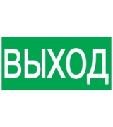 Знак "ВЫХОД" 200х100мм TDM