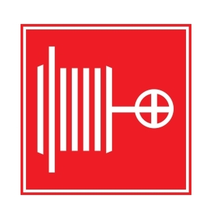 Знак 150*150мм "Пожарный кран"