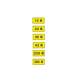 Символ 380В35*100мм TDM