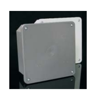 Коробка пласт IP54 (LА) 167*167*78 тёмн.-серый