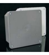 Коробка пласт IP54 (LА) 167*167*78 тёмн.-серый