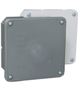 Коробка пласт IP54 (КА) 117*117*58 светл.-серый