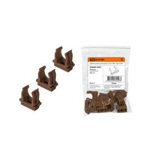 Крепеж-клипса для трубы 16 мм "ЭКО" (бук)TDM