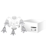 Люстра НCБ-12-04-5х40 «Адель» белый 5х40Вт E14 TDM