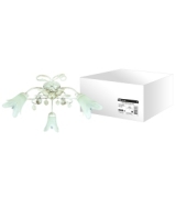 Люстра НПБ-08-02-3х40 «Луиза» белый с золотом 3х40Вт E14 TDM