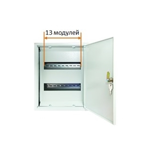 ЩРН-24+ с полунадрезным окном на задней стенке (350х300х125) Народный