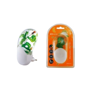 Ночник "Лето" с датчиком света, светодиодный,1Вт, 220 В TDM