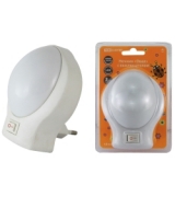 Ночник "Овал" с выключателем, белый, 0,5 Вт, 220 В TDM