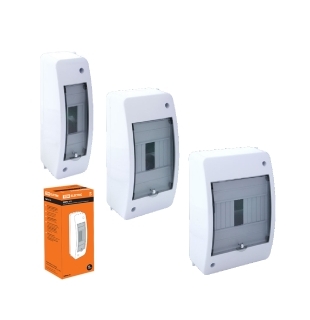 Бокс КМПн 2/4 для наруж. уст. с крышкой IP30 TDM