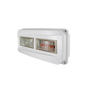 Щит учета ЩРН-12-1ф 167х350х111 мм пластиковый IP55 TDM