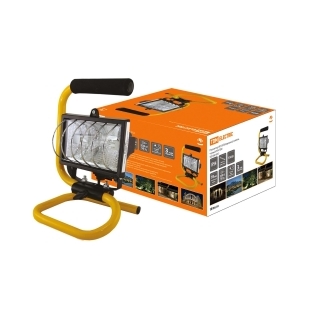 Прожектор ИО150П (переноска) галоген.черный IP54 TDM
