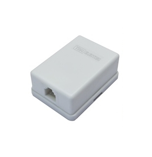 Телефонная розетка 1x6Р-4С TDM