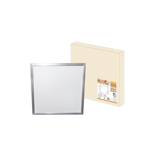 Ультратонкая светодиодная панель ЛП 02 595х595, 3200 лм 40 Вт 6500 К хром, без драйвера, Народная