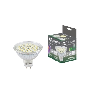 Лампа светодиодная MR16-5 Вт-220 В -4000 К–GU 5,3