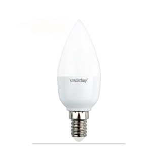 Лампа светодиодная С37 5Вт 3000К Е14 Smartbuy