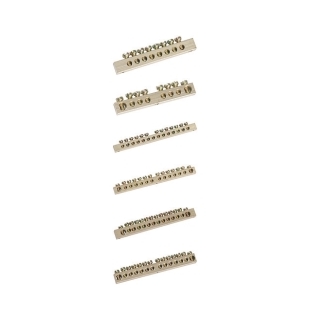 Шина "N" нулевая 6х9мм 10/1 (10 групп/крепеж по центру) TDM