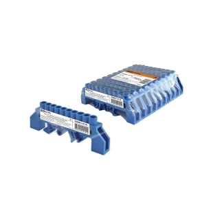 Шина "N" нулевая в изоляторе на DIN-рейку 8x12мм 10 групп инд. стикер TDM