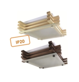Светильник НПБ 01-3х60-121 УХЛ4 "Бонсай-2" венге 3х60Вт IP20 (490х490х85) TDM