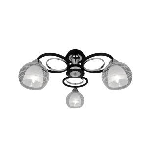 Люстра потолочная Arte Lamp A1604PL-3BK Ginevra E14 3x40W IP20