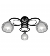 Люстра потолочная Arte Lamp A1604PL-3BK Ginevra E14 3x40W IP20