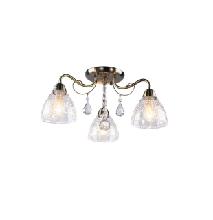 Люстра потолочная Arte Lamp A1658PL-3AB Rugiada E14 3x60W IP20