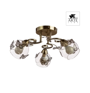 Люстра потолочная ARTE LAMP A5004PL-3AB ALESSANDRA 3xE14 40W 220V IP20