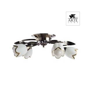 Люстра потолочная ARTE LAMP A6061PL-4AB PERCE 4xE14 60W 220V IP20