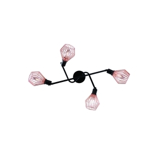 Люстра потолочная Arte Lamp A9164PL-4BK Grato E14 4x40W IP20