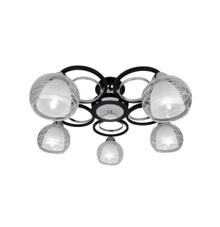 Люстра потолочная Arte Lamp A1604PL-5BK Ginevra E14 5x40W IP20