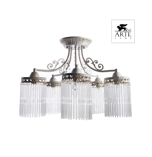 Люстра потолочная ARTE LAMP A1678PL-5WG TORRENTE 5xE14 60W 220V IP20